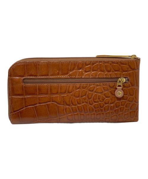 ATAO（アタオ）ATAO (アタオ) 型押しレザーウォレット ブラウン サイズ:下記参照の古着・服飾アイテム