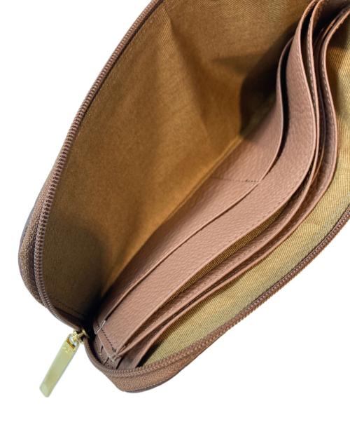 ATAO（アタオ）ATAO (アタオ) 型押しレザーウォレット ブラウン サイズ:下記参照の古着・服飾アイテム