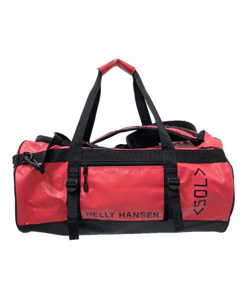 HELLY HANSEN（ヘリーハンセン）HELLY HANSEN (ヘリーハンセン) ショルダーボストンバッグ レッド×ブラック サイズ:下記参照の古着・服飾アイテム