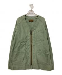 Pherrow's（フェローズ）の古着「BACK SATIN MILITARY COVERALL」｜オリーブ