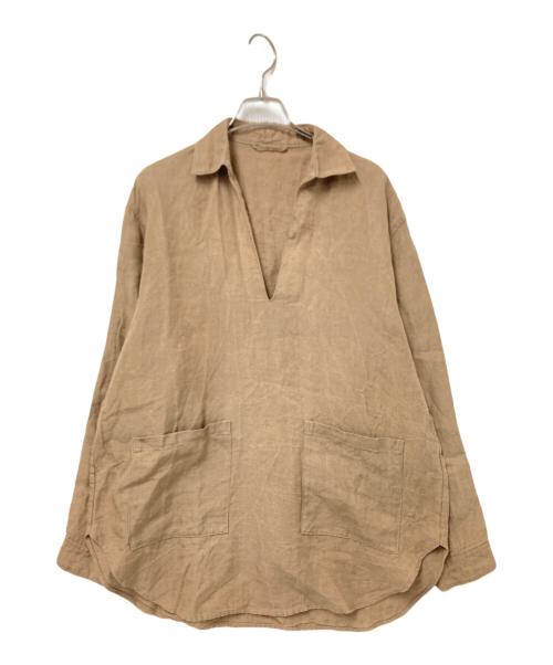 Pilgrim（ピルグリム）Pilgrim (ピルグリム) Mai Popover Shirt ベージュ サイズ:1の古着・服飾アイテム