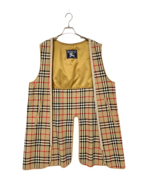 BURBERRY LONDON（バーバリーロンドン）BURBERRY LONDON (バーバリーロンドン) ノヴァチェックライナーベスト ベージュ サイズ:下記参照の古着・服飾アイテム