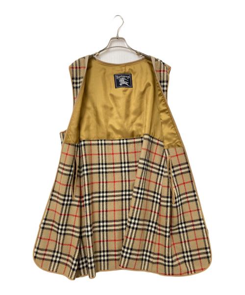 BURBERRY LONDON（バーバリーロンドン）BURBERRY LONDON (バーバリーロンドン) ノヴァチェックライナーベスト ベージュ サイズ:下記参照の古着・服飾アイテム
