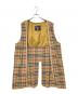 BURBERRY LONDON（バーバリーロンドン）の古着「ノヴァチェックライナーベスト」｜ベージュ