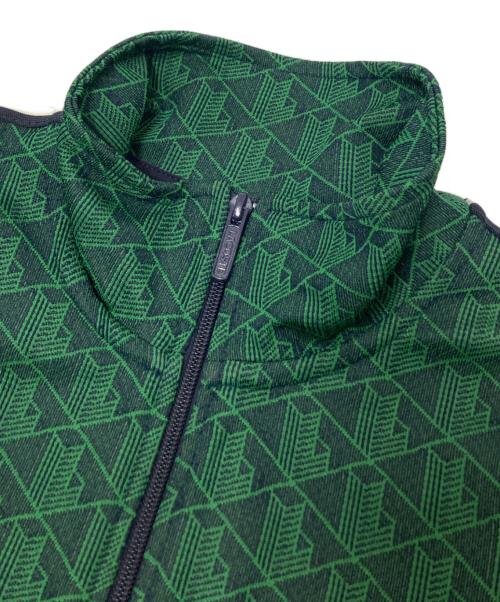 LACOSTE（ラコステ）LACOSTE (ラコステ) モノグラムジャカードトラックジャケット グリーン サイズ:US:Lの古着・服飾アイテム