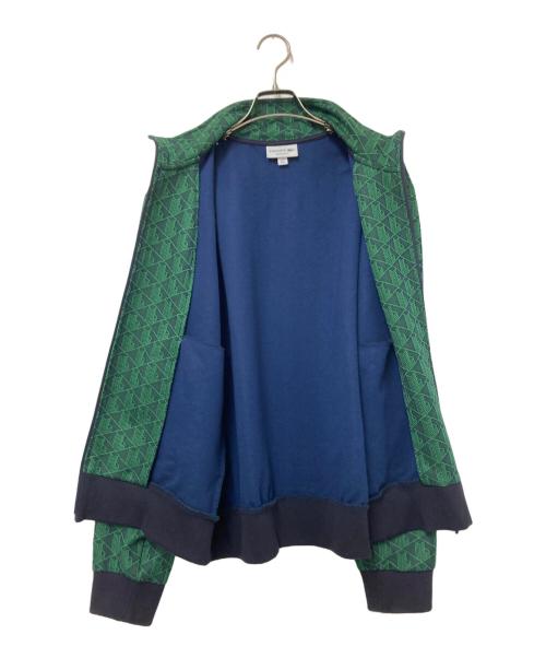 LACOSTE（ラコステ）LACOSTE (ラコステ) モノグラムジャカードトラックジャケット グリーン サイズ:US:Lの古着・服飾アイテム
