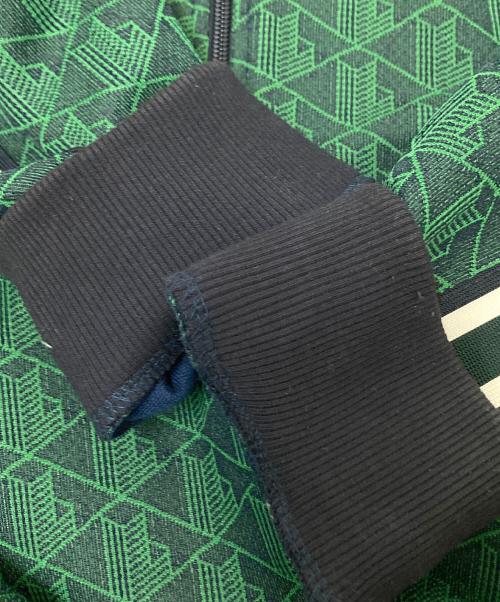 LACOSTE（ラコステ）LACOSTE (ラコステ) モノグラムジャカードトラックジャケット グリーン サイズ:US:Lの古着・服飾アイテム
