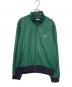 LACOSTE（ラコステ）の古着「モノグラムジャカードトラックジャケット」｜グリーン