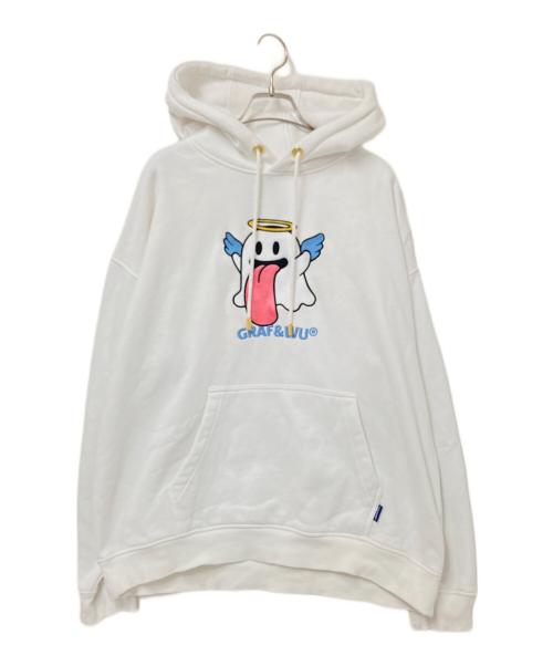 GRAF&WU（グラフアンドユー）GRAF&WU (グラフアンドユー) ゴーストパーカー ホワイト サイズ:Lの古着・服飾アイテム