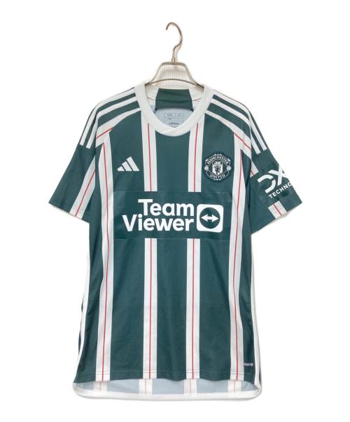 adidas（アディダス）adidas (アディダス) ゲームシャツ グリーン サイズ:Lの古着・服飾アイテム