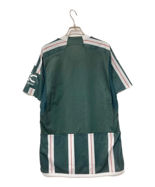 adidas（アディダス）adidas (アディダス) ゲームシャツ グリーン サイズ:Lの古着・服飾アイテム