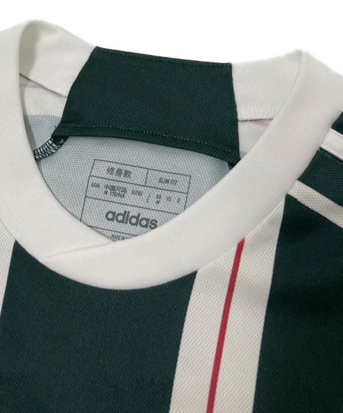 adidas（アディダス）adidas (アディダス) ゲームシャツ グリーン サイズ:Lの古着・服飾アイテム