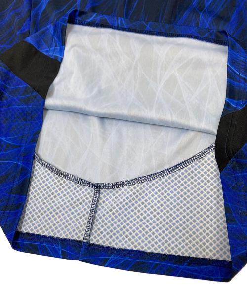 Y-3（ワイスリー）Y-3 (ワイスリー) ゲームシャツ ブラック×ブルー サイズ:Lの古着・服飾アイテム