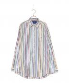 RALPH LAURENラルフローレン）の古着「ストライプシャツ」｜ホワイト