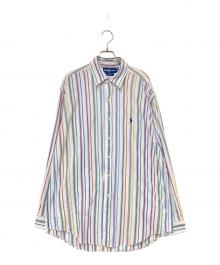 RALPH LAUREN（ラルフローレン）の古着「ストライプシャツ」｜ホワイト
