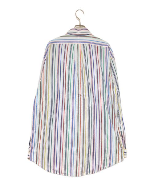 RALPH LAUREN（ラルフローレン）RALPH LAUREN (ラルフローレン) ストライプシャツ ホワイト サイズ:Lの古着・服飾アイテム