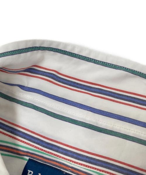 RALPH LAUREN（ラルフローレン）RALPH LAUREN (ラルフローレン) ストライプシャツ ホワイト サイズ:Lの古着・服飾アイテム