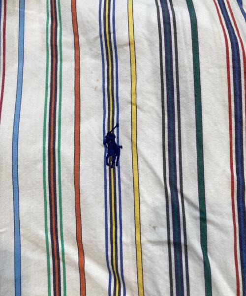 RALPH LAUREN（ラルフローレン）RALPH LAUREN (ラルフローレン) ストライプシャツ ホワイト サイズ:Lの古着・服飾アイテム