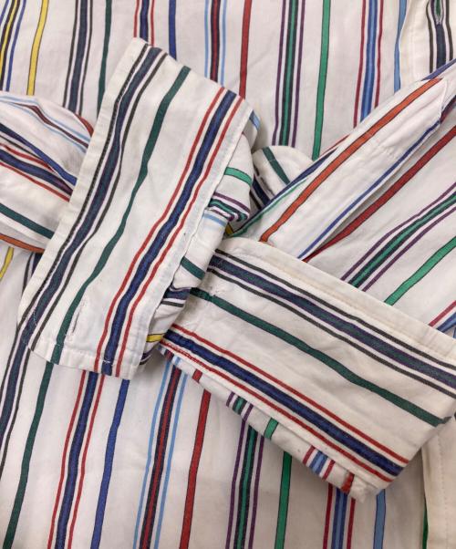 RALPH LAUREN（ラルフローレン）RALPH LAUREN (ラルフローレン) ストライプシャツ ホワイト サイズ:Lの古着・服飾アイテム