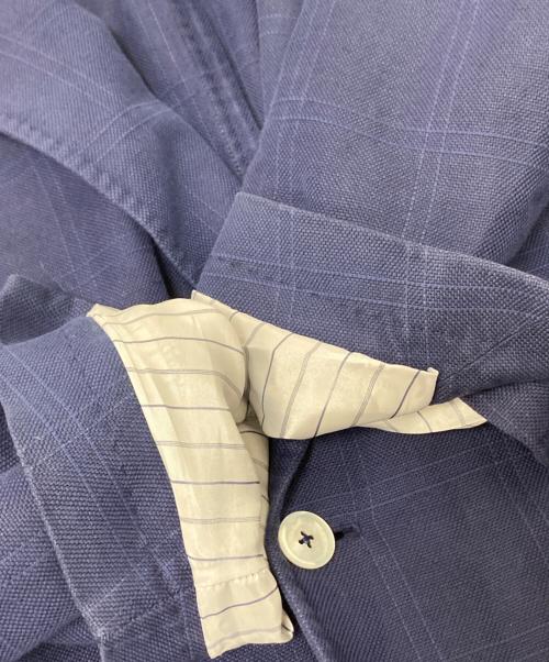PAOLONI（パオローニ）PAOLONI (パオローニ) ダブルボタンテーラードジャケット ブルー サイズ:50の古着・服飾アイテム