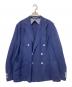 PAOLONI（パオローニ）の古着「ダブルボタンテーラードジャケット」｜ブルー