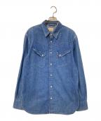 LEVI'Sリーバイス）の古着「ロングホーンシャツ」｜インディゴ