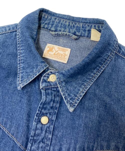 LEVI'S（リーバイス）LEVI'S (リーバイス) ロングホーンシャツ インディゴ サイズ:Mの古着・服飾アイテム