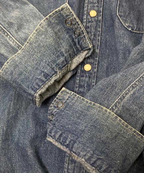 LEVI'S（リーバイス）LEVI'S (リーバイス) ロングホーンシャツ インディゴ サイズ:Mの古着・服飾アイテム