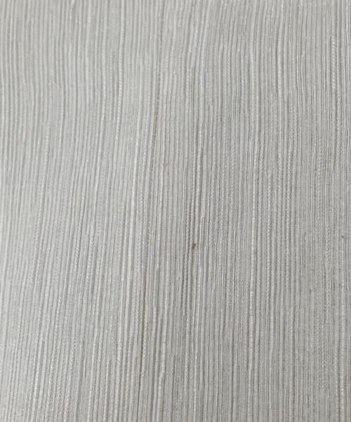 anuans（アニュアンス）anuans (アニュアンス) バンピーストライプジャガードぺプラムブラウス ホワイト サイズ:Fの古着・服飾アイテム