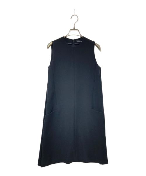 YOKO CHAN（ヨーコチャン）YOKO CHAN (ヨーコチャン) サイドスリットノースリーブワンピース ブラック サイズ:36の古着・服飾アイテム