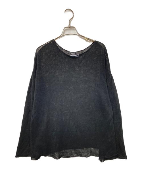 DEUXIEME CLASSE（ドゥーズィエム クラス）DEUXIEME CLASSE (ドゥーズィエム クラス) LINO Sheer プルオーバー ブラック サイズ:下記参照の古着・服飾アイテム