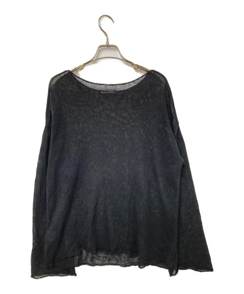 DEUXIEME CLASSE（ドゥーズィエム クラス）DEUXIEME CLASSE (ドゥーズィエム クラス) LINO Sheer プルオーバー ブラック サイズ:下記参照の古着・服飾アイテム