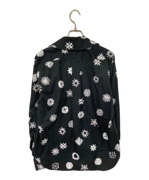 BLACK COMME des GARCONS（ブラックコムデギャルソン）BLACK COMME des GARCONS (ブラックコムデギャルソン) フリルシャツブラウス ブラック サイズ:XSの古着・服飾アイテム