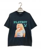 PLAY BOY×Hysteric Glamourプレイボーイ×ヒステリックグラマー）の古着「プリントTシャツ」｜ブラック