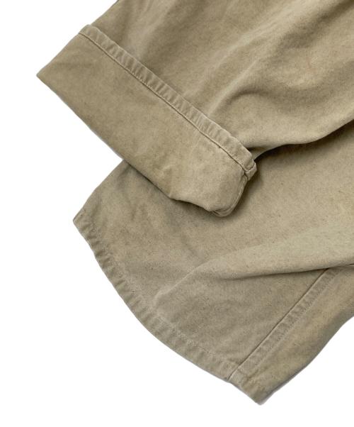 rdv o globe（ランデヴー オー グローブ）rdv o globe (ランデヴー オー グローブ) コットンリネンパンツ ベージュ サイズ:1の古着・服飾アイテム
