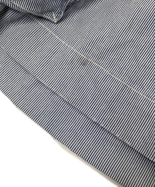 POLO RALPH LAUREN（ポロ・ラルフローレン）POLO RALPH LAUREN (ポロ・ラルフローレン) ストライプハーフカーゴパンツ ブルー サイズ:32の古着・服飾アイテム