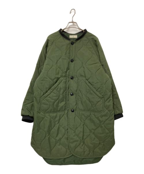 rdv o globe（ランデヴー オー グローブ）rdv o globe (ランデヴー オー グローブ) キルティングコート グリーン サイズ:3の古着・服飾アイテム