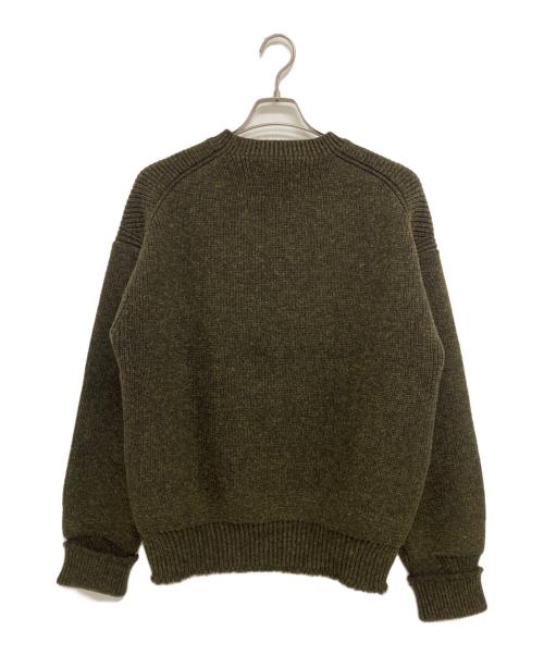 TOMORROW LAND tricot（トゥモローランド トリコ）TOMORROW LAND tricot (トゥモローランド トリコ) シェットランドウール クルーネックプルオーバー ブラウン サイズ:Mの古着・服飾アイテム