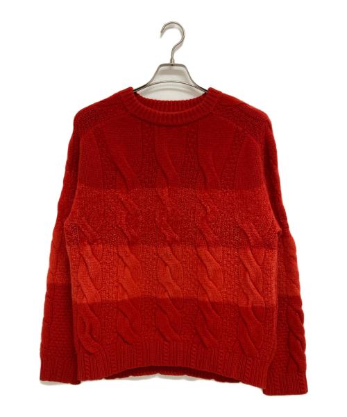 Coohem（コーヘン）Coohem (コーヘン) ニット レッド サイズ:48の古着・服飾アイテム