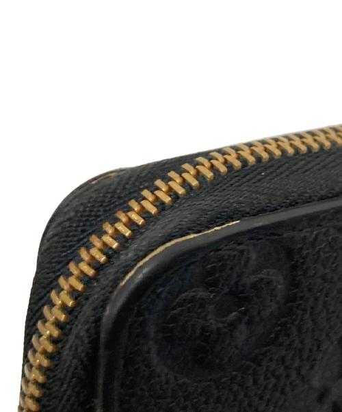 LOUIS VUITTON（ルイ ヴィトン）LOUIS VUITTON (ルイ ヴィトン) ラウンドファスナー財布 ブラック サイズ:下記参照の古着・服飾アイテム