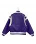 A FEW GOOD KIDS (アフューグッドキッズ) フェイクレザースタジャン パープル×ホワイト サイズ:L：9000円
