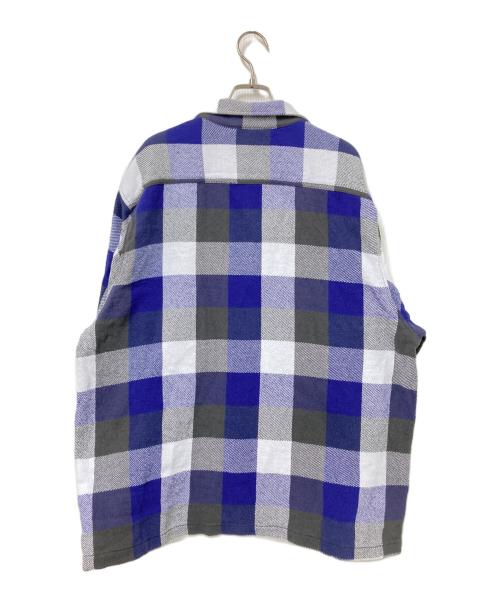 JOURNAL STANDARD relume（ジャーナルスタンダード レリューム）JOURNAL STANDARD relume (ジャーナルスタンダード レリューム) Relume Jeans ネルチェックジップシャツ ブルー サイズ:Mの古着・服飾アイテム