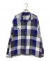 JOURNAL STANDARD relume（ジャーナルスタンダード レリューム）の古着「Relume Jeans ネルチェックジップシャツ」｜ブルー