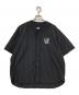 uniform experiment（ユニフォームエクスペリメント）の古着「PIN STRIPE S/S BASEBALL SHIRT」｜ブラック