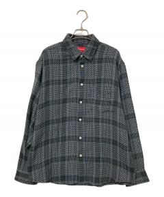 中古・古着通販】SUPREME (シュプリーム) Basket Weave Plaid Shirt