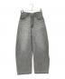 Mila Owen（ミラオーウェン）の古着「ハイウエストカーブデニムパンツ」｜グレー
