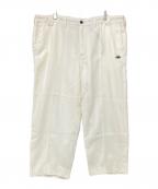 COTTON PANコットンパン）の古着「ストライプパンツ」｜アイボリー