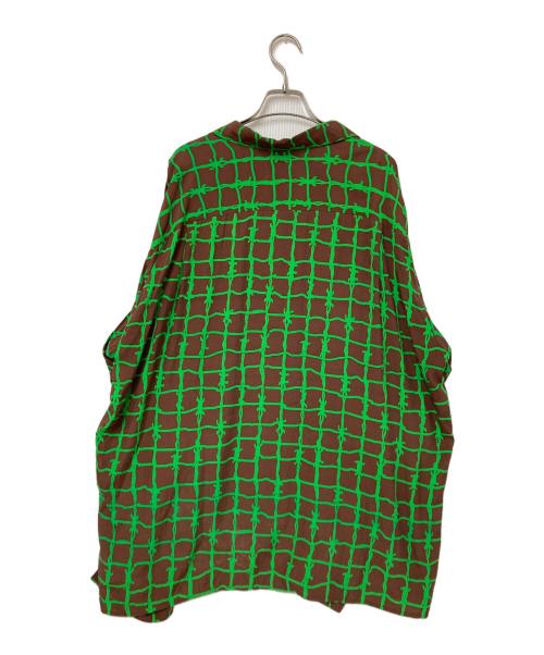 COTTON PAN（コットンパン）COTTON PAN (コットンパン) GOTHAM LS ブラウン×グリーン サイズ:4の古着・服飾アイテム