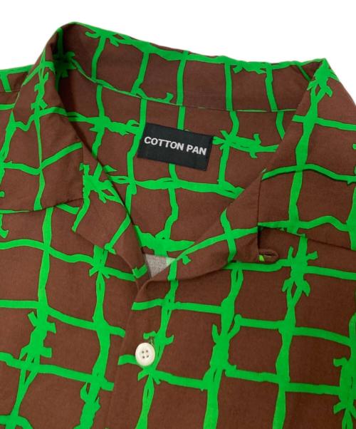 COTTON PAN（コットンパン）COTTON PAN (コットンパン) GOTHAM LS ブラウン×グリーン サイズ:4の古着・服飾アイテム