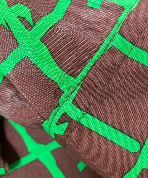 COTTON PAN（コットンパン）COTTON PAN (コットンパン) GOTHAM LS ブラウン×グリーン サイズ:4の古着・服飾アイテム